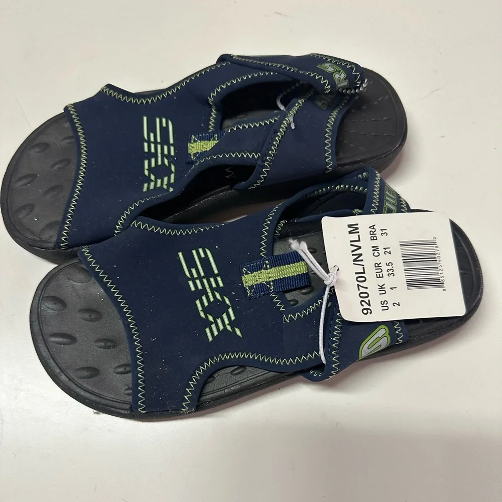 Skechers Sports Sandals Boys Kids Water Shoes Slip On Sandals NEW